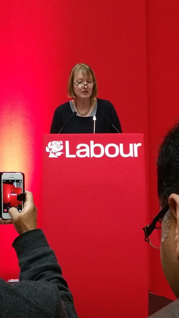 Speaking now is Harriet Harman, deputy leader of the party #LondonLab14 http://t.co/Cv9zv5PkAF